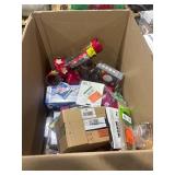 1 LOT BOX ASST HOME GOODS AND OUTDOOR ITEMS
