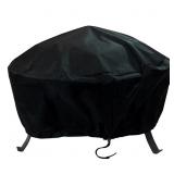36 IN. BLACK DURABLE WEATHER-RESISTANT ROUND FIRE