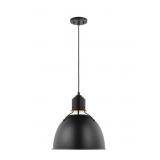 GENERATION LIGHTING HUEY MIDNIGHT BLACK INDUSTRIAL