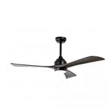 $120 52 IN. INDOOR MATTE BLACK CEILING FAN WITH LE