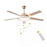 $165 52 IN. INDOOR GOLD MODERN 6-SPEED CEILING FAN