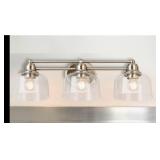 23-IN 3 LIGHT BRUSHED NICKEL MODERN/CONTEMPORARY B