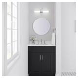 TRUMANN 18 IN. 1-LIGHT POLISHED CHROME LED VANITY