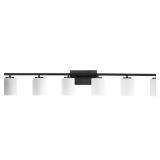 $209 REPLAY 48 IN. 6-LIGHT TEXTURED BLACK WITH ETC