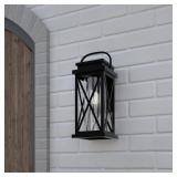 QUOIZEL SAINT ELIAS 1-LIGHT 17.88-IN H MATTE BLACK