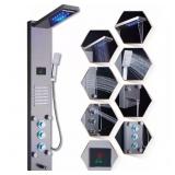 $251 50 IN. 10-JET SHOWER PANEL SYSTEM IN BRUSHED