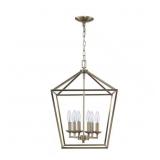 $169 WEYBURN 6-LIGHT BRUSHED BRASS FARMHOUSE CHAND