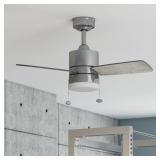 HARBOR BREEZE MONROEM 32-IN BRUSHED NICKEL WITH DR