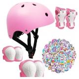 KIDS BIKE HELMET SET,CPSC CERTIFIED WITH KNEE ELBO