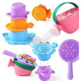FAJIABAO TODDLER BATH TOYS FOR KIDS AGES 1-3 STACK