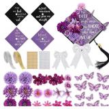 DUNZOOM 40 PCS DIY GRADUATION CAP DECORATIONS KIT