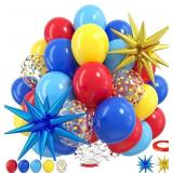 RED BLUE YELLOW BALLOONS CARNIVAL BIRTHDAY PARTY B