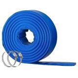 2"X100FT POOL BACKWASH HOSE, LAY FLAT, DRAIN & SUM