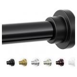 MCRBEAY SHOWER CURTAIN ROD, 1" DIAMETER HEAVY DUTY