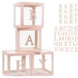 VOIRCOLORIA BABY BOXES WITH 26 LETTERS FOR BABY SH