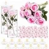 RICESHOOT 324 PCS FLOATING FLOWERS VASE FILLERS KI