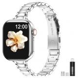 THIN STAINLESS STEEL BANDS COMPATIBLE FOR APPLE WA
