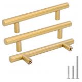 GOLDENWARM 15 PACK 3-9/16" GOLD CABINET HANDLES BR