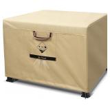 QH.HOME FIRE PIT COVER SQUARE 32", 600D HEAVY DUTY