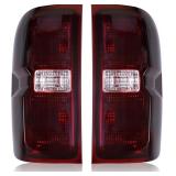 DARK-RED TAIL LIGHTS FOR 2014-2019 CHEVY SILVERADO