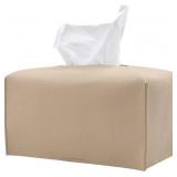 1PC EXTRA LARGE RECTANGLE TISSUE BOX COVER, PU LEA