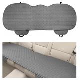 LINEN CAR SEAT COVER, ANTI-SLIP BOTTOM BENCH PROTE