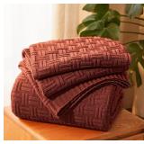 AORMENZY 50X60 THROW BLANKET, SOFT COZY ACRYLIC TH