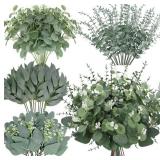 PALONU 150 PCS 4 KINDS MIXED ARTIFICIAL EUCALYPTUS