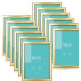 LAVIE HOME 5X7 PICTURE FRAMES (12 PACK, GOLD) SIMP