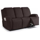 TAOCOCO RECLINER SOFA SLIPCOVER, 3 PIECES POLYESTE