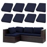8PCS PATIO CUSHION COVERS.PATIO FURNITURE COUCH SE
