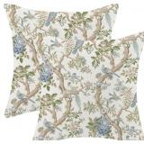 CXMEIFLY CHINOISERIE SPRING PILLOW COVERS 22 X 22