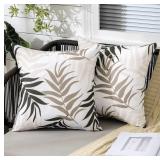 MIULEE OUTDOOR WATERPROOF THROW PILLOW COVERS 16X1