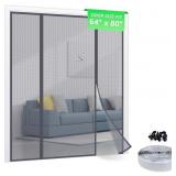 THEFITLIFE FIBREGLASS DOUBLE DOOR MAGNETIC FLY SCR