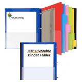360 PIVOTABLE PROJECT ORGANIZER, 3 RING BINDER WIT