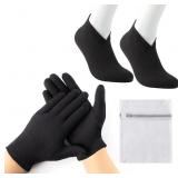 12 PAIRS COTTON MOISTURIZING GLOVES AND SOCKS SET,