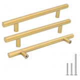 GOLDENWARM 5 PACK 6-5/16" GOLD CABINET HANDLES BRU