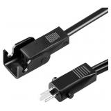 6.6 FEET POWER CORD FOR RECLINER CHAIR, 2 PIN CONN