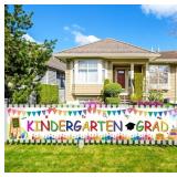 LABAKITA KINDERGRATEN GRAD YARD BANNER, COLORFUL L