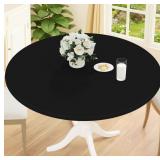SMIRY ROUND PICNIC TABLECLOTH, WATERPROOF ELASTIC