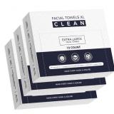 DISPOSABLE FACE TOWELS XL,3 TRAVEL PACK FACES TOWE