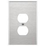 ENERLITES DUPLEX RECEPTACLE JUMBO METAL WALL PLATE
