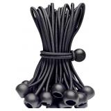 BUNGEE CORDS WITH BALLS 35PCS, 6 INCH HEAVY DUTY B