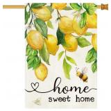 BACCESSOR LEMON HOUSE FLAG SUMMER BEE FLORAL HOME