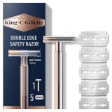 KING C. GILLETTE SAFETY RAZOR WITH CHROME PLATED H