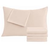 PILLOWCASES KING 4 PACK, 20X36 PILLOW CASES WITH E