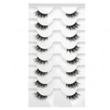 NATURAL SMALL ACCENT LASHES FOR NUDE MAKEUP ASIAN