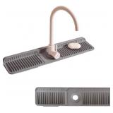 ZJWZLG FAUCET MAT FOR KITCHEN SINK, 24"X5.5" SILIC
