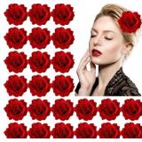 WAYDRESS 30 PACKS 4 INCH FLOWER HAIR CLIP ROSE HAI