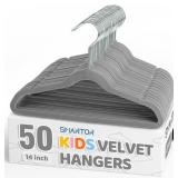 SMARTOR PREMIUM 14 INCH KIDS HANGERS 50 PACK, BABY